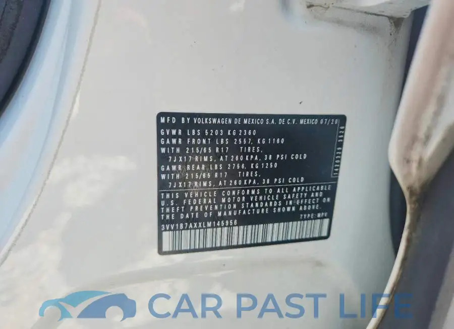 3VV1B7AXXLM145956# 13