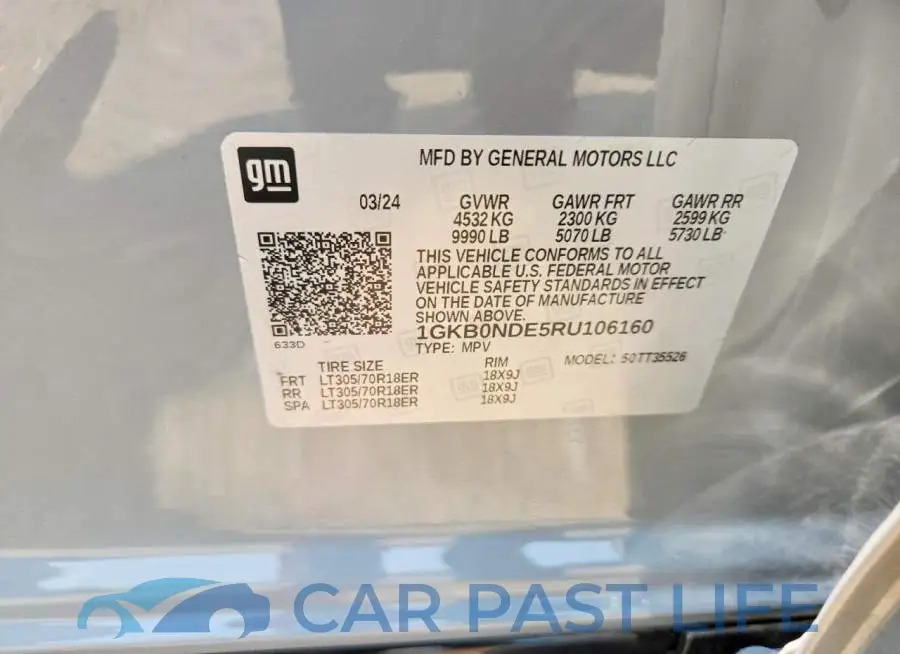 1GKB0NDE5RU106160# 13