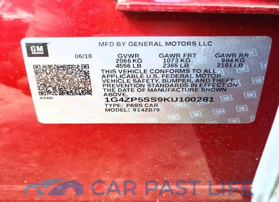 1G4ZP5SS9KU100281# 12