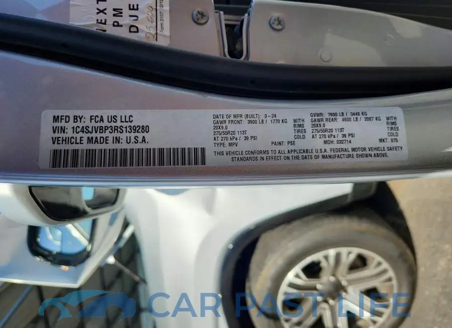 1C4SJVBP3RS139280# 14