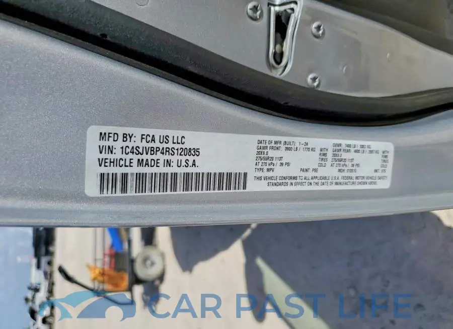 1C4SJVBP4RS120835# 13