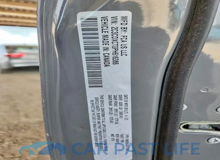 2C3CDXCT0PH616386# 12