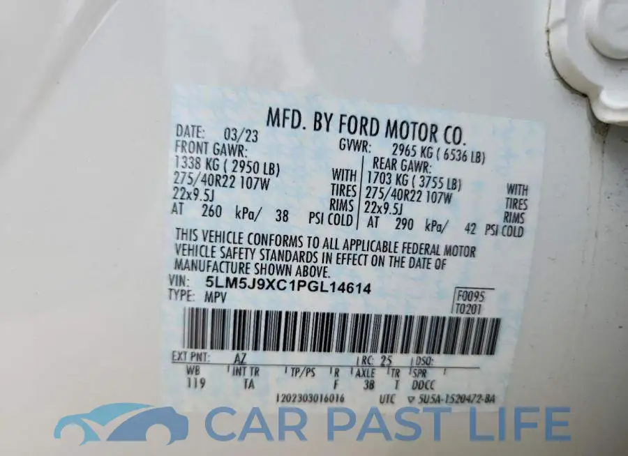 5LM5J9XC1PGL14614# 14