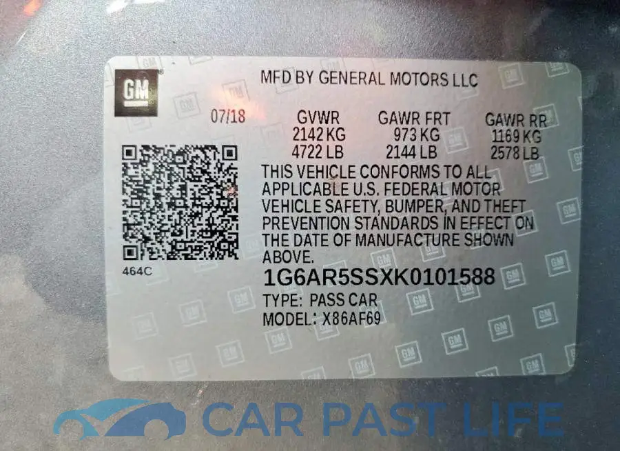 1G6AR5SSXK0101588# 12