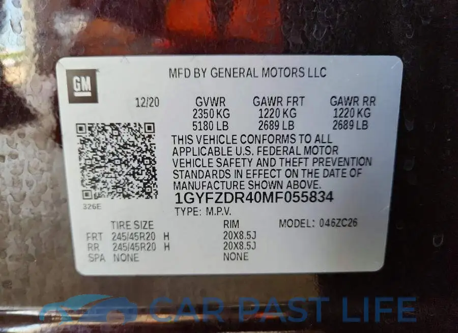 1GYFZDR40MF055834# 13