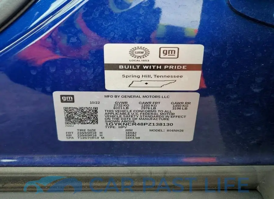 1GYKNCR48PZ138130# 13