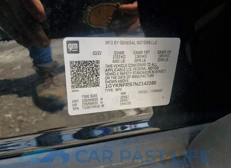 1GYKNFRS7NZ142165# 13
