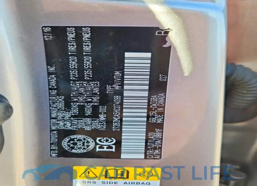 2T2BZMCA5HC074098# 13