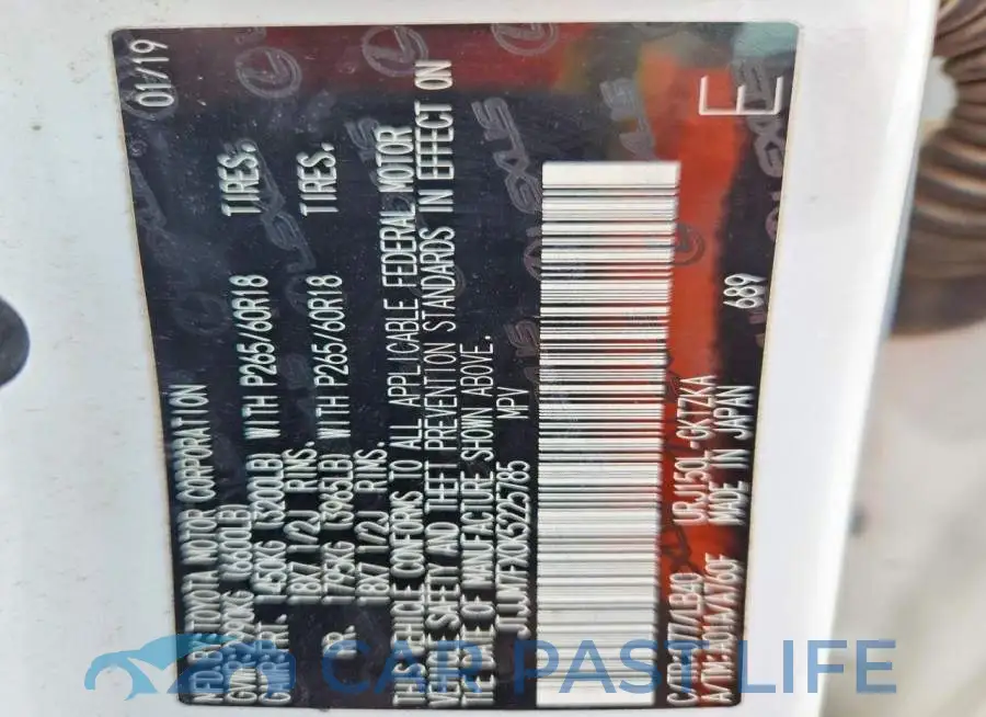 JTJJM7FX0K5225785# 13