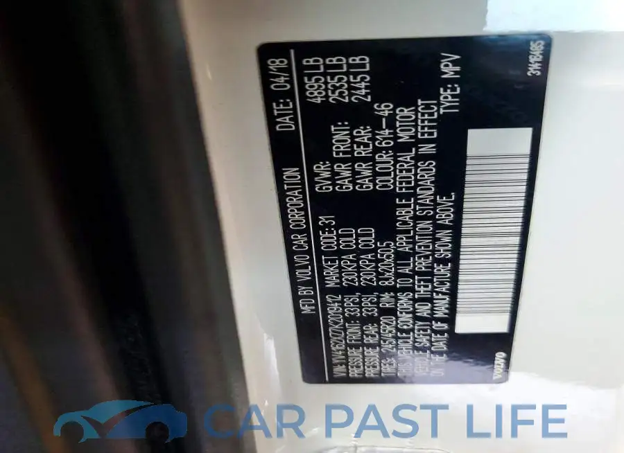 YV4162XZ7K2019412# 13