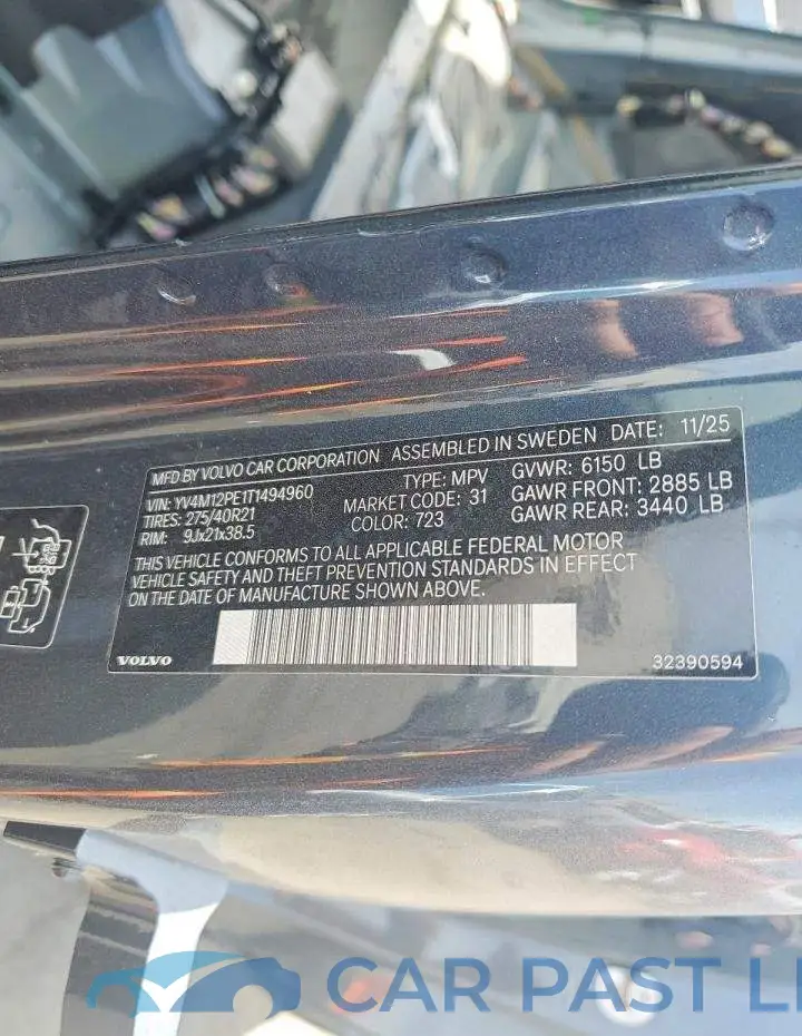 YV4M12PE1T1494960# 13