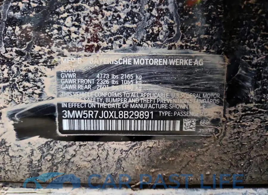 3MW5R7J0XL8B29891# 12