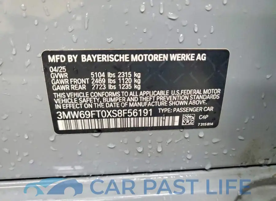 3MW69FT0XS8F56191# 12