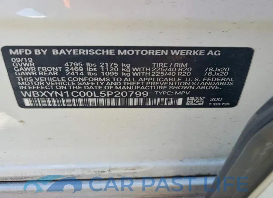 WBXYN1C00L5P20799# 13