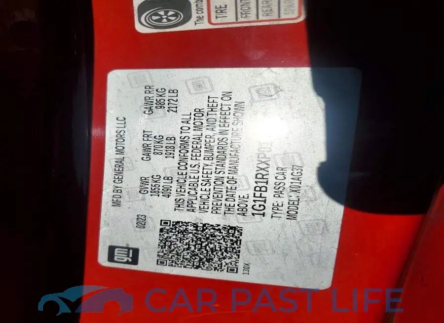 1G1FB1RXXP0132020# 12