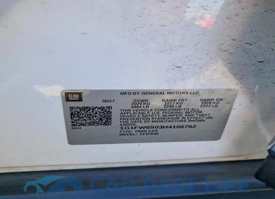1G1FW6S03H4166762# 12
