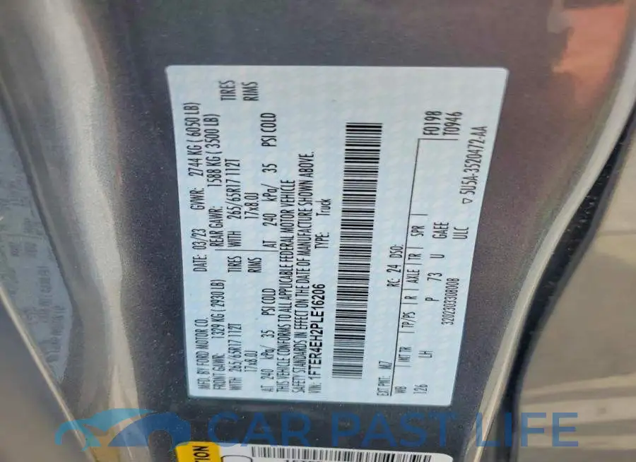 1FTER4EH2PLE16206# 13