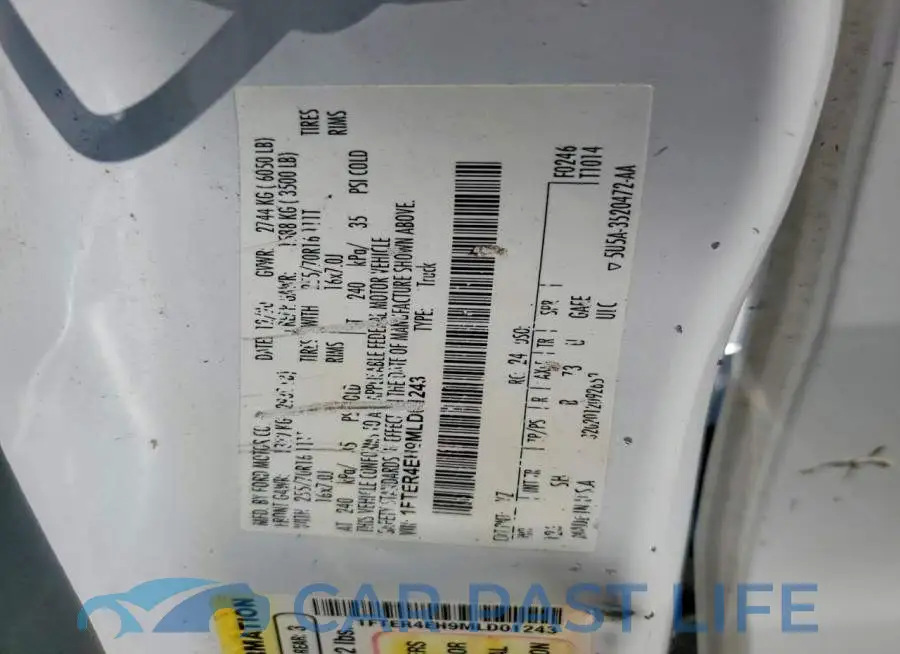 1FTER4EH9MLD01243# 12