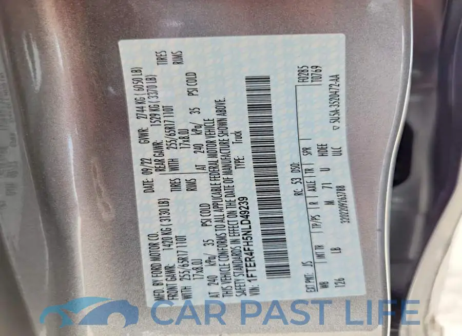 1FTER4FH5NLD49239# 13