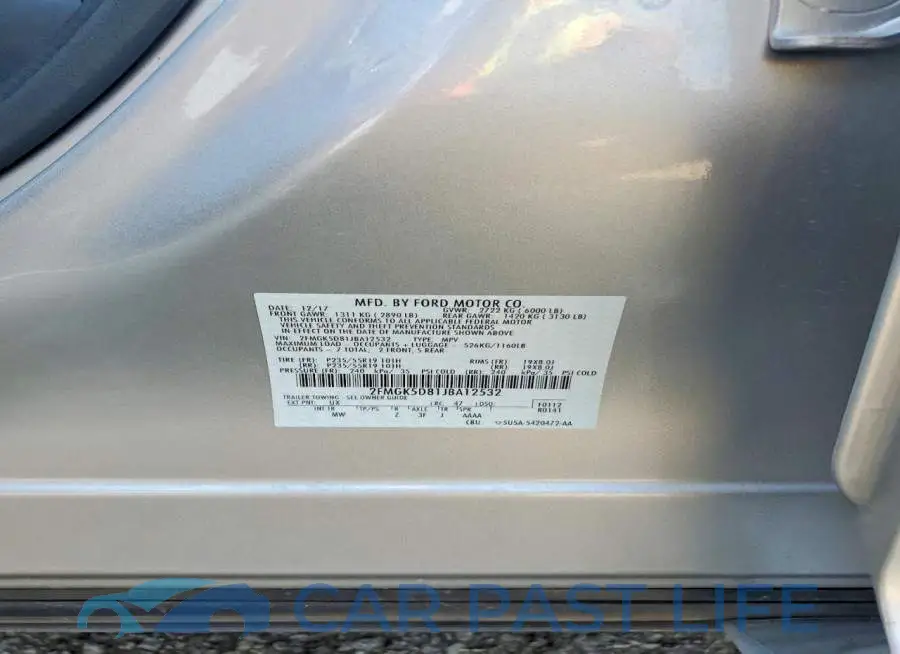 2FMGK5D81JBA12532# 14