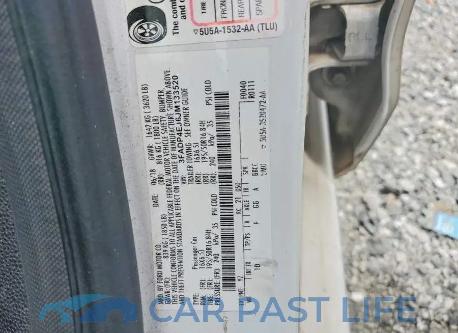 3FADP4EJ6JM133520# 12