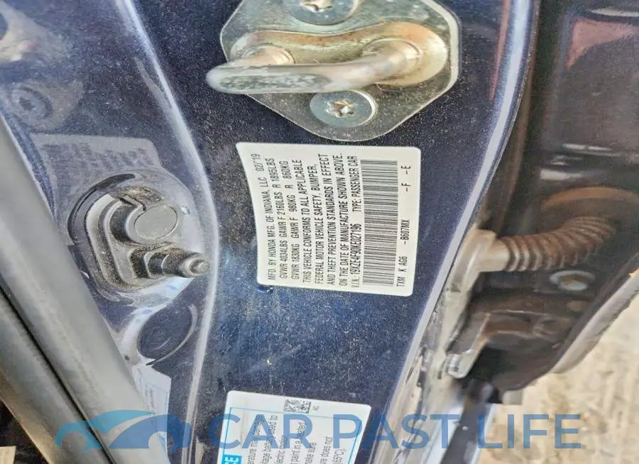 19XZE4F90KE027196# 12