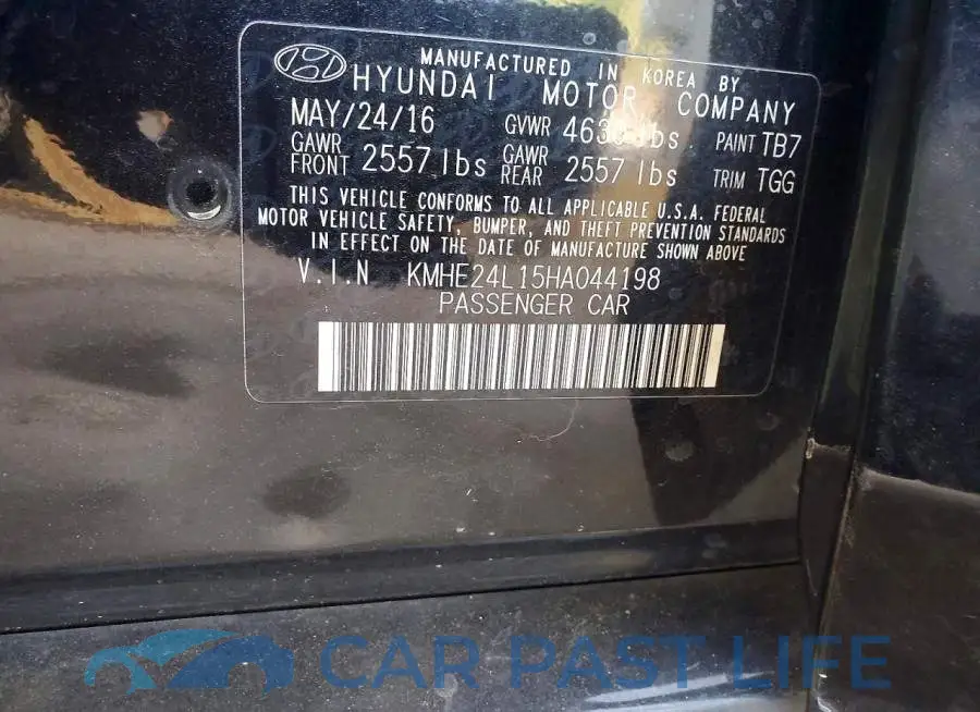 KMHE24L15HA044198# 11