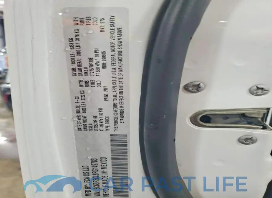 3C63R3CL8RG149783# 12