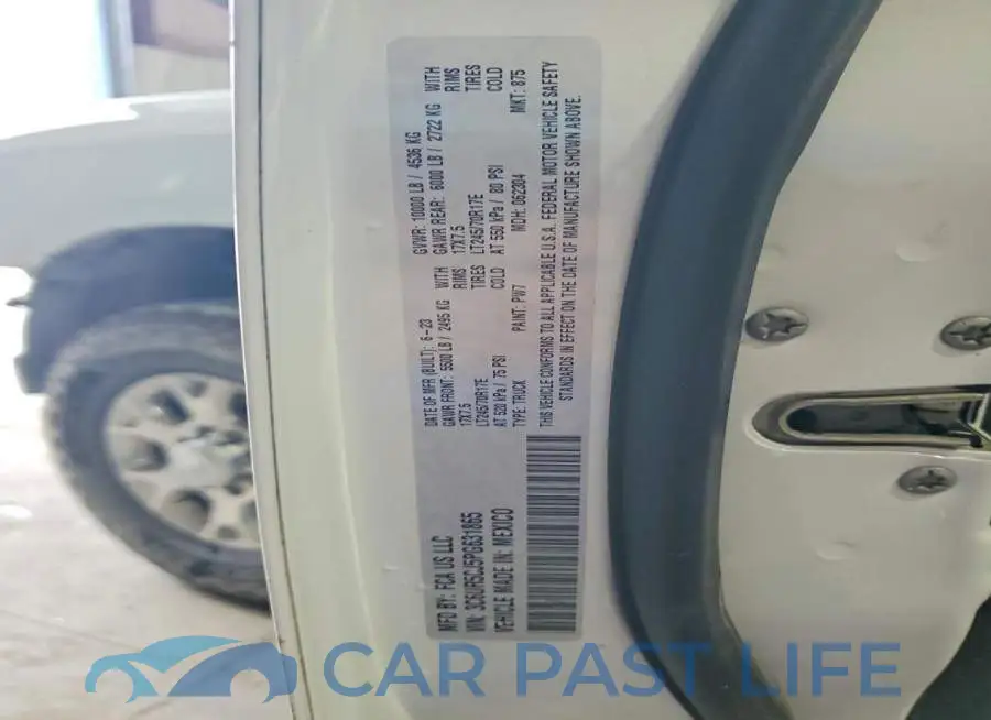3C6UR5CJ5PG631865# 12
