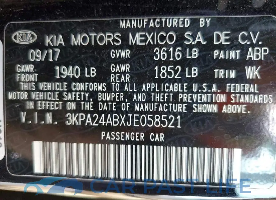 3KPA24ABXJE058521# 12