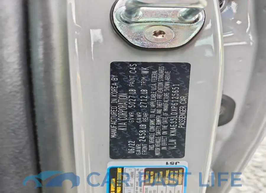 KNAE35LDXP6125651# 12