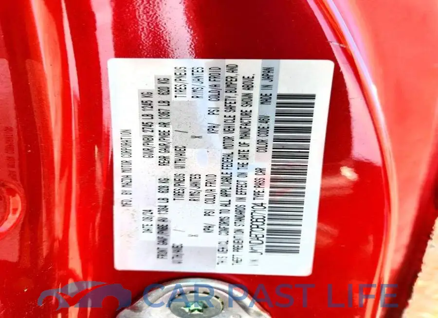 JM1NDAB70R0607104# 13