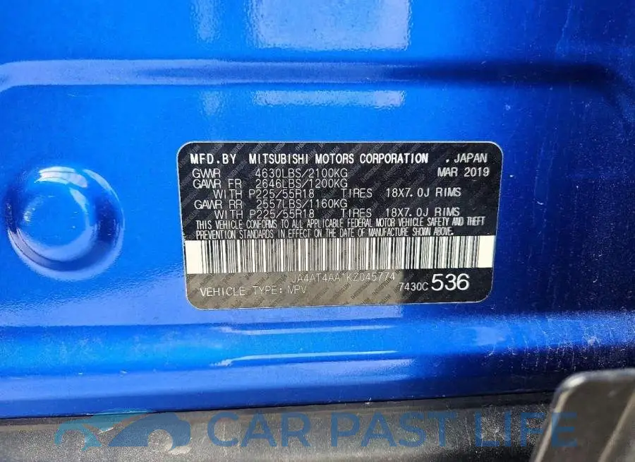 JA4AT4AA1KZ045774# 13