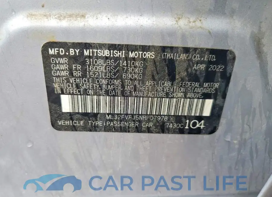 ML32FVFJ5NHF07978# 12