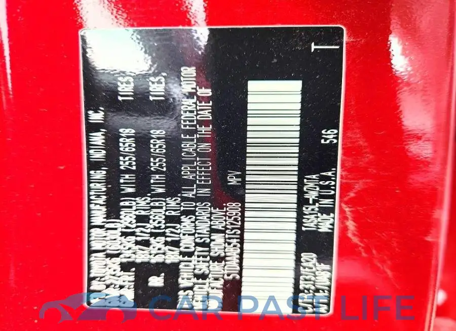 5TDAAAB54TS125908# 13