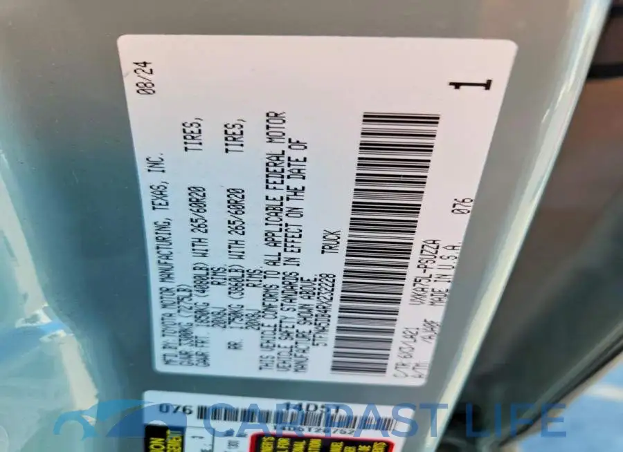 5TFNA5DB4RX232228# 13