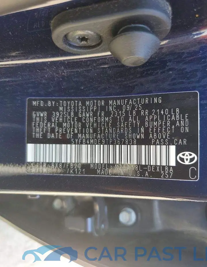 5YFB4MDE9TP367838# 13