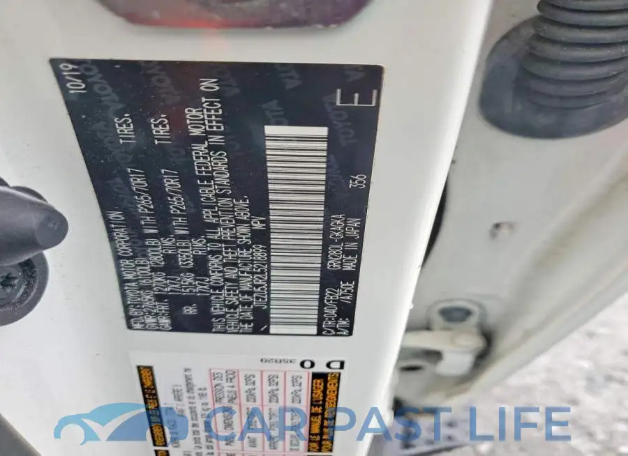 JTEZU5JR2L5218899# 13