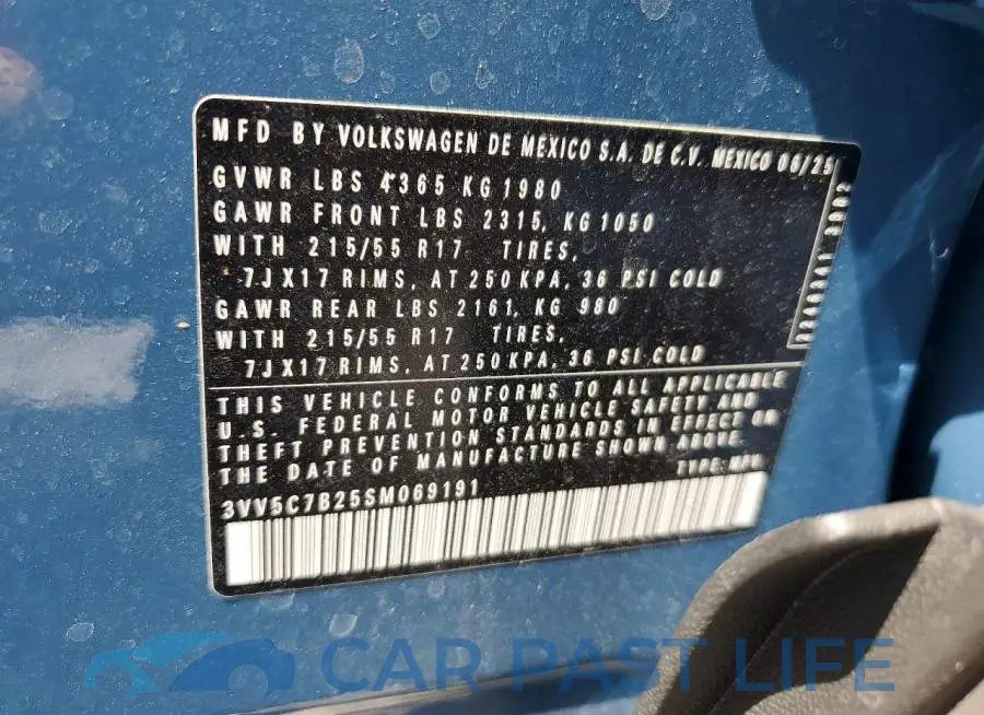 3VV5C7B25SM069191# 13