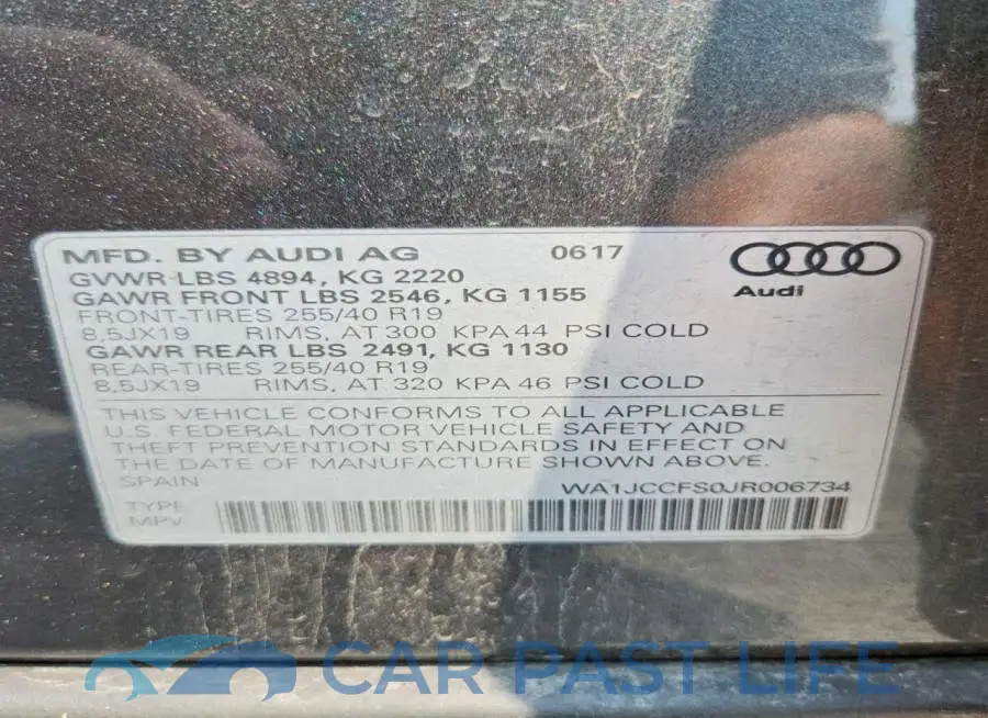 WA1JCCFS0JR006734# 14