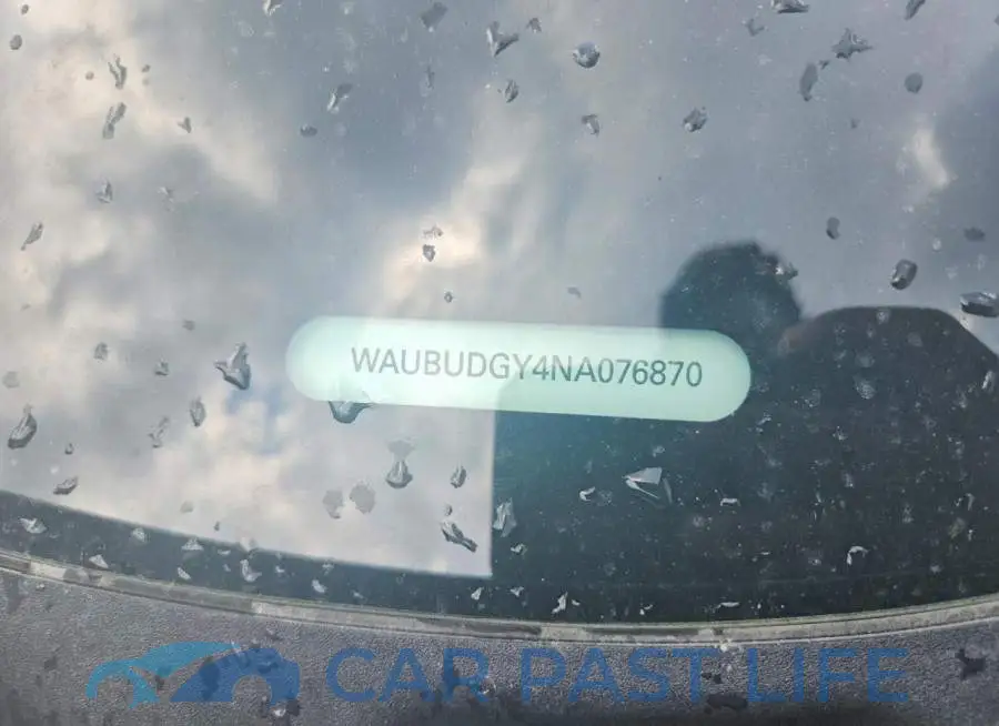 WAUBUDGY4NA076870# 12