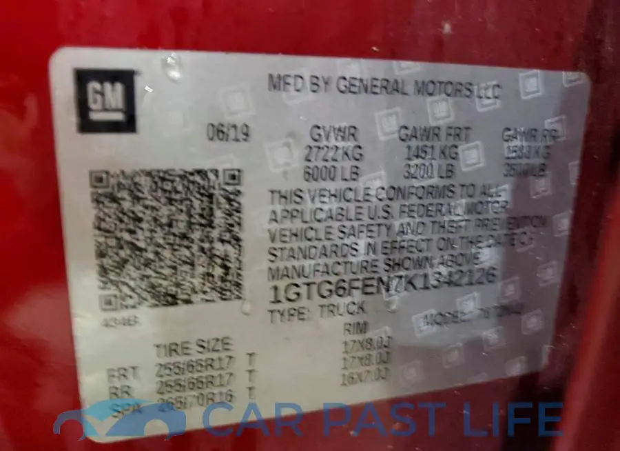 1GTG6FEN7K1342126# 13