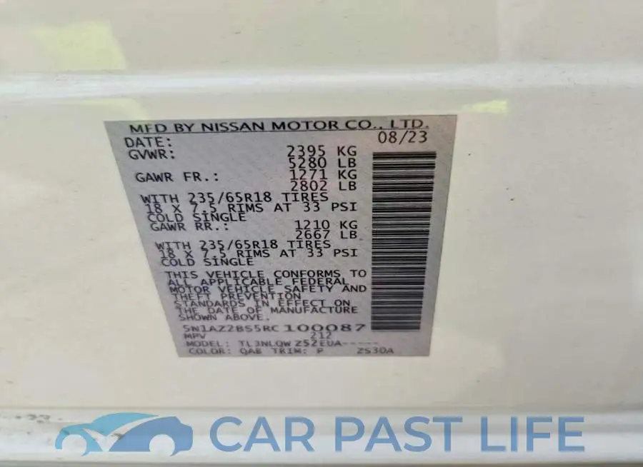5N1AZ2BS5RC100087# 14
