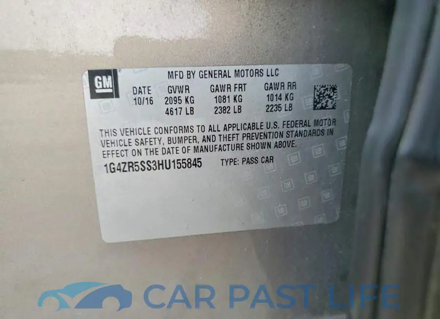 1G4ZR5SS3HU155845# 12