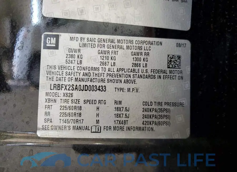 LRBFX2SA0JD003433# 14