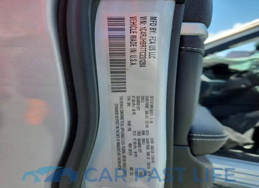 1C4RJHBR7TC231284# 13