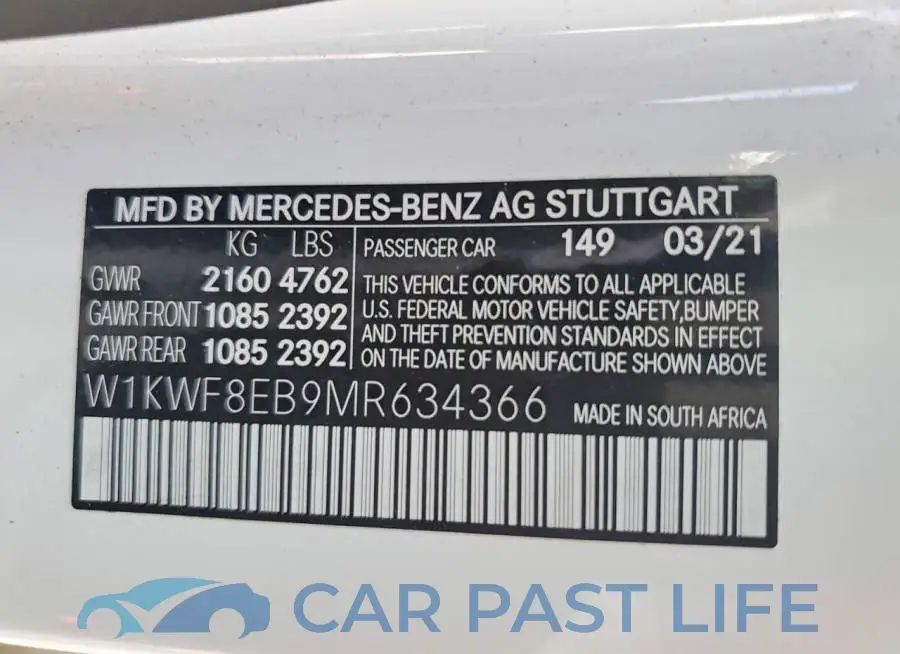 W1KWF8EB9MR634366# 12