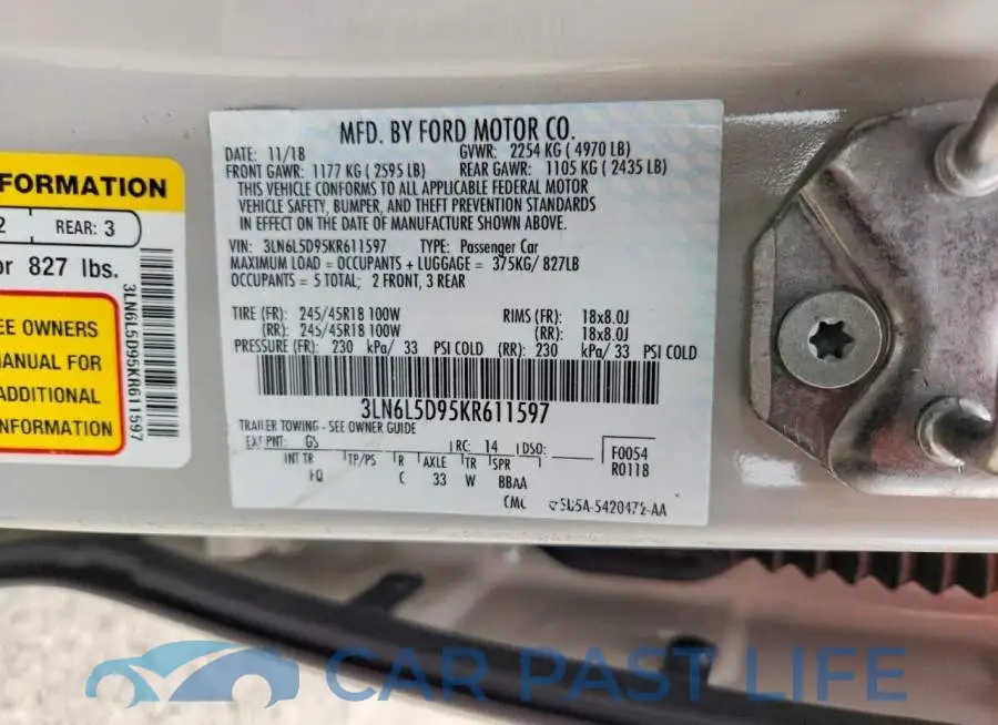 3LN6L5D95KR611597# 12