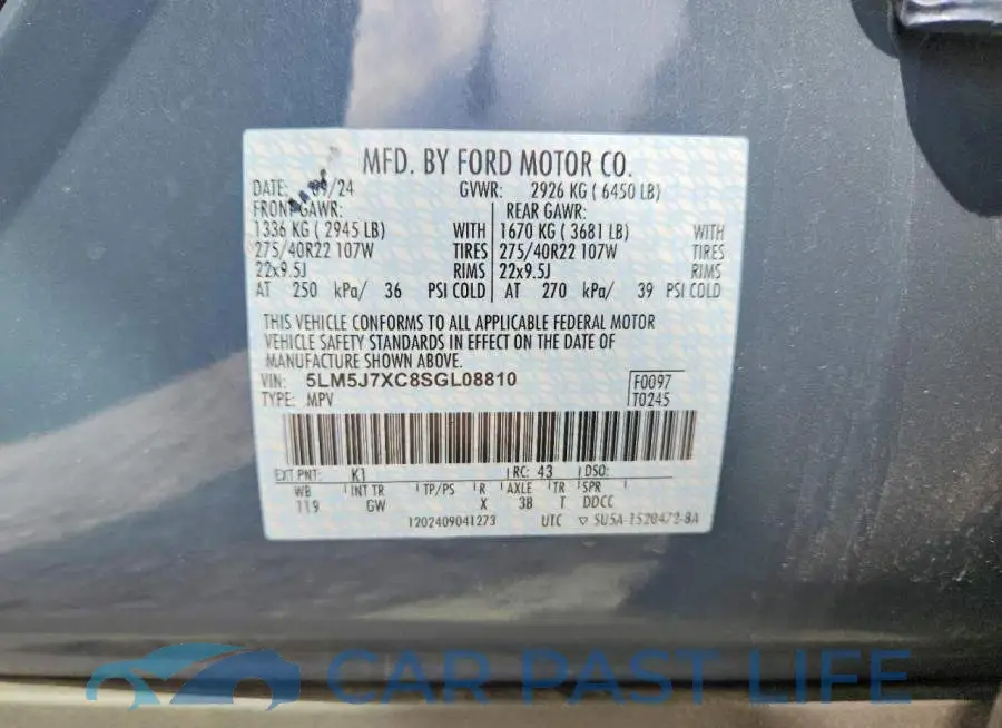 5LM5J7XC8SGL08810# 14
