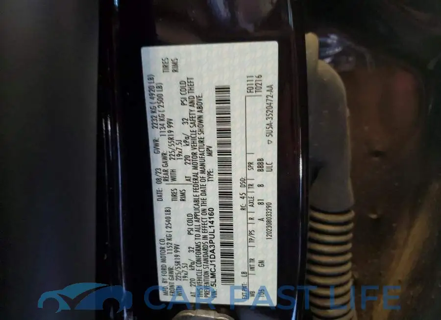 5LMCJ1DA3PUL14160# 13
